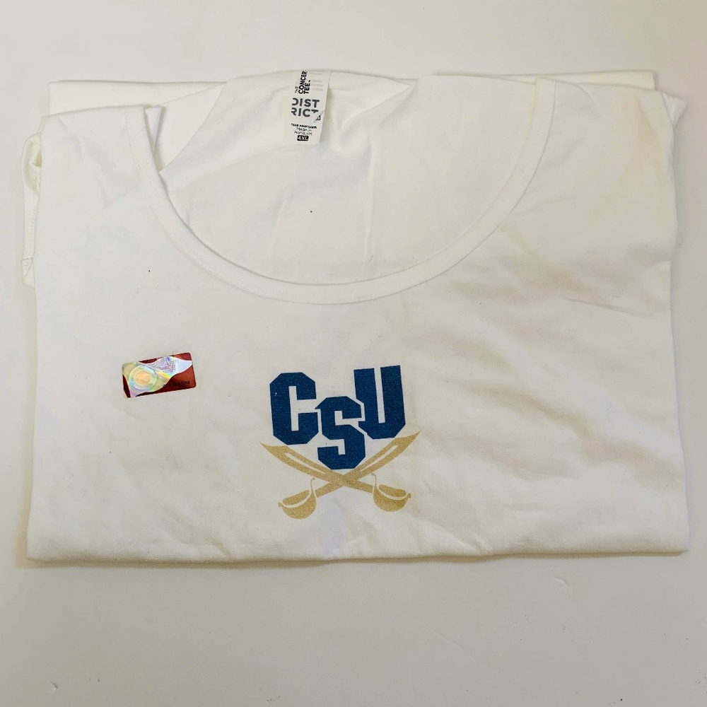 NCAA Charleston Southern Buccaneers Juniors White Tank Size 4X